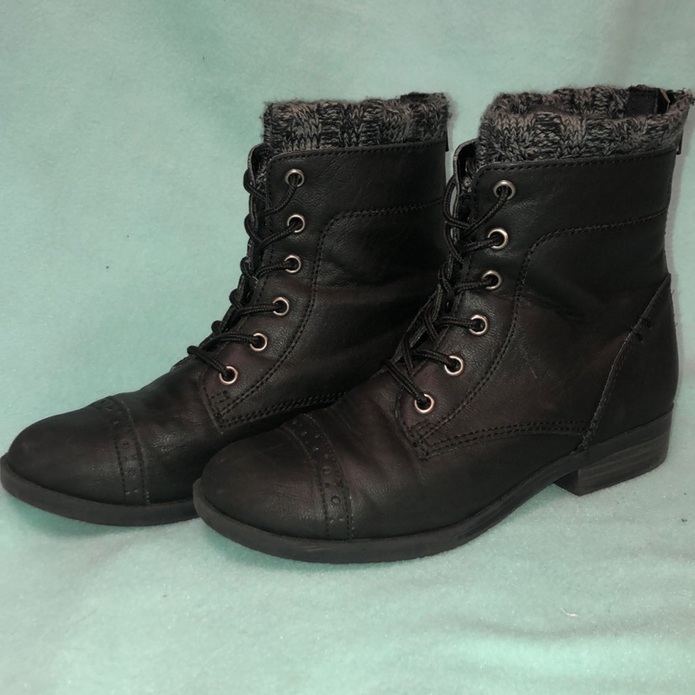 Black Combat Boots